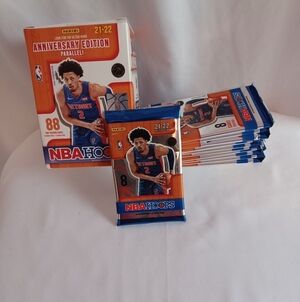 NBA Hoops 21-22 Anniversary Edition Trading Cards (2) PACKS
